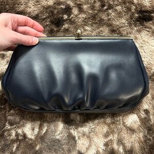 Elegant navy vintage Clutch Bag